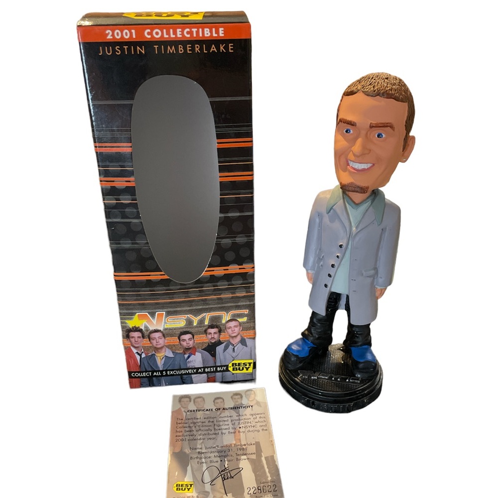 Justin Timberlake NSYNC Bobble Head Figurine
